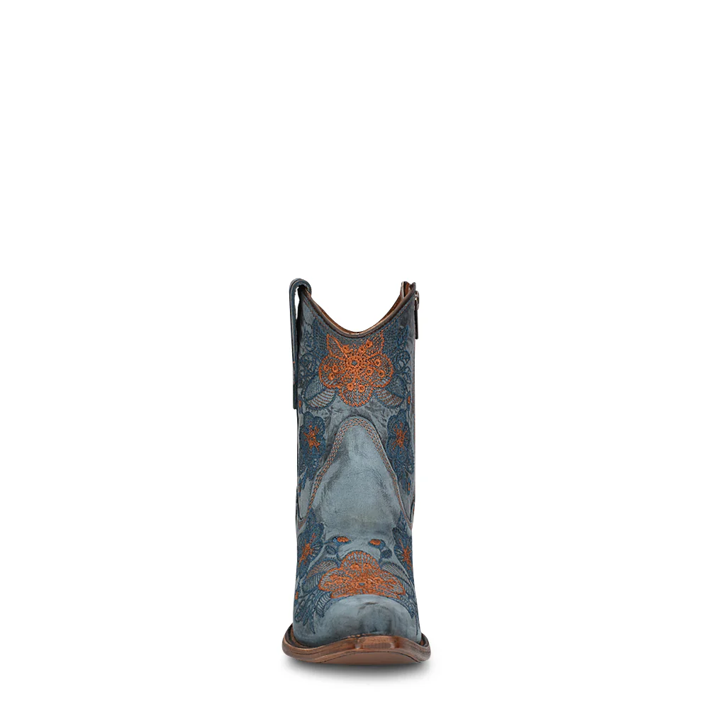 Corral - L5874 -  Blue Jean Embroidery Ankle Boot - Image 3